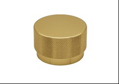 0486050l291 viefe. ручка кнопка graf big, брашированная латунь, d50 мм