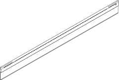 профиль-держ.поперечн.разд-ля intivo,450мм,симм.,белый шелк