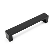 ua59--l30/128 gamet.ручка-скоба, цвет черный блестящий,128мм