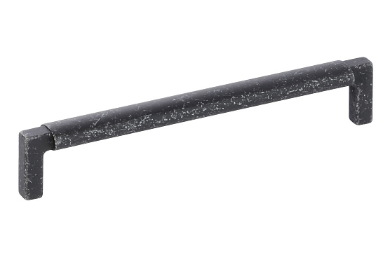 фото 15192z1600m.95 roberto marella ручка-скоба keplero, черная матовая сталь 160мм