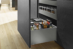 выдвижной ящик legrabox pure f,высокий,450 мм,серый орион 