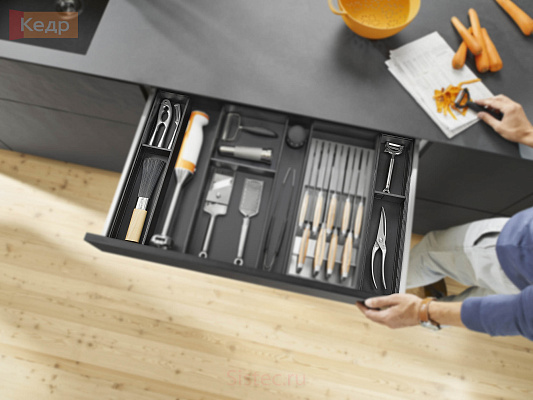 фото ambia-line рамки нд 450мм, ш 100мм, сталь, терра-черный