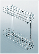 корзина под мойку малая от 200мм  хром, 117х470х420 мм (0051250005)