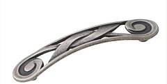 1028 c 09 citterio  ручка-скоба, античное серебро,96мм (распродажа)