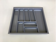 лоток для столовых приборов trend ii, в ящик 600/500, серый орион, мат