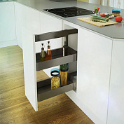 vs  бутылочница planero, выдвижной фасад 300 мм, антрацит