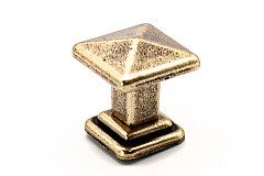 19.4100.68 metakor. ручка-кнопка tower square,  бронза, 35х35