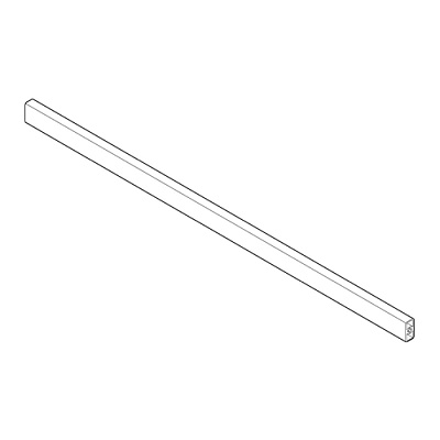 фото поперечный релинг antaro к передней панели 1046 мм, серый