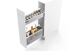 бутылочница 200, 500, 2 х tandembox antaro, m + вставка, d, серый