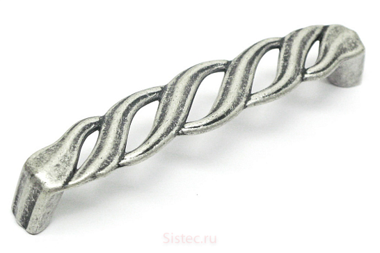 фото wmn.695.096.00e8 giusti. ручка-скоба, античное серебро,96мм