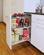 комфорт ii 300 мм, комплект, правый (направл.слева),арена классик,2полки+ полка д/специй, титан