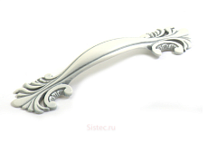 wmn627.0096.00t4 giusti. ручка-скоба,бел./винтажное серебро,96мм 