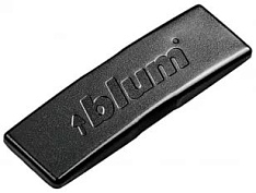 заглушка на накл.пет.clip top,clip top blumotion черный оникс выгнутая с логотипом