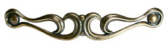 ur32-g0035/128 gamet. ручка onda, античная бронза, 128мм