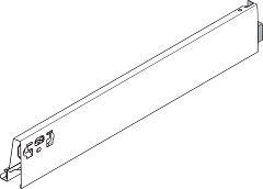 tandembox antaro,m,270 мм,белый шелк