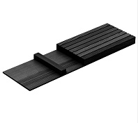 держатель для ножей, файнлайн линик 300 мм, 137x472x26 мм, 1 шт, цвет ясень черный (0091690368)