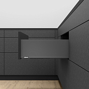 выдвижной ящик legrabox pure c,высокий,400 мм,серый орион