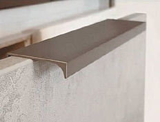 c-5000a-222.a11 nomet. ручка накладная на торец фасада 222мм, под нерж.сталь