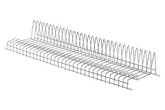комплект сушки на 600 мм 2-х уровневый с жесткой рамкой (поддоны пластиковые)