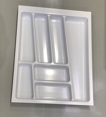 фото лоток для столовых приборов trend ii, в ящик 450/500, белый глянец