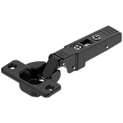 петля clip top без пружины для проф.дверей,накладная,95° черный оникс