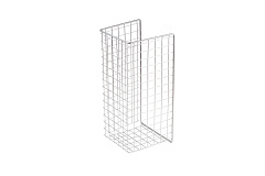 корзина сотовая для ванной комнаты 320х400х230, хром (код 608)