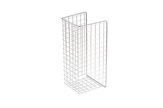 корзина сотовая для ванной комнаты 320х400х230, хром (код 608)