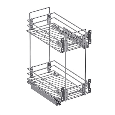 фото бутылочница 300 мм с направляющими blum tandem, хром (гальваника) (1471)