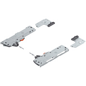 комплект направляющих blum movento tip-on blumotion полное выдвижение, 60 кг, 450 мм