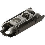 планка clip прямая,0 мм,эксцентр. рег. черный оникс