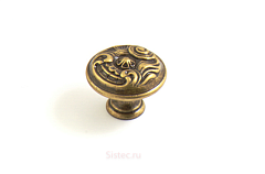 wpo2028/35.00d1 giusti. ручка-кнопка, античн.флоренция,d35мм