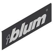 legrabox заглушка внешн.с лого blum,терра-черный,симм.