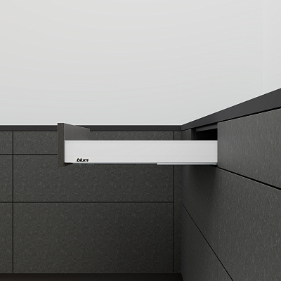 фото legrabox pure n,низкий,500 мм,белый шелк