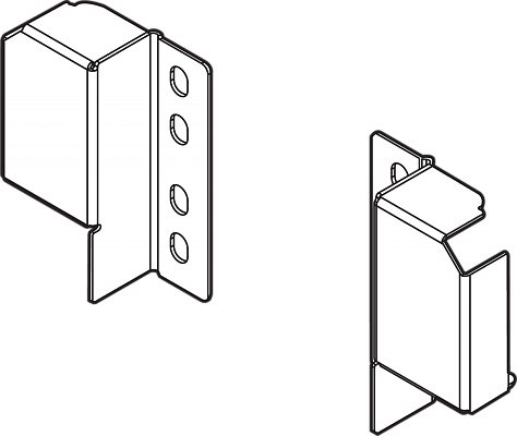 фото держатель релинга antaro,l+r,белый шелк