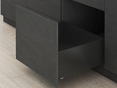 legrabox pure f,высокий,500 мм,черный матовый
