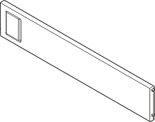 ambia-line доп.попер.раздел.выс.50мм для ш 200мм, сер.орион