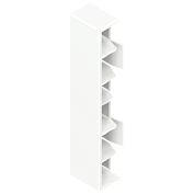 merivobox заглушка для задней стенки высотой m до высоты e, симметричная, белый шелк (мойка)