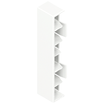 фото merivobox заглушка для задней стенки высотой m до высоты e, симметричная, белый шелк (мойка)