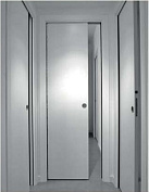 комплект с треком 4 м. для 2-х полотен со скрытыми держателями до 80 кг