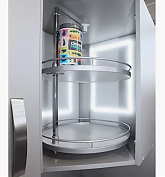 твистер, h.659-769 мм, комплект арена классик, 2 полки + рама + крепеж, цвет титан, дно серое, антис