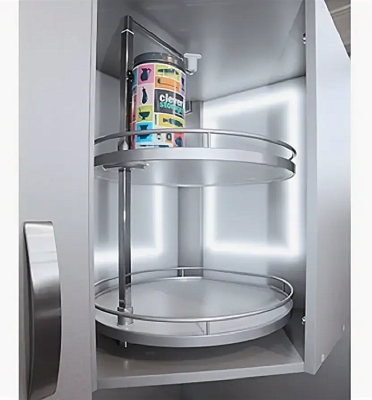 фото твистер, h.659-769 мм, комплект арена классик, 2 полки + рама + крепеж, цвет титан, дно серое, антис