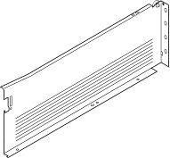 выдвижной ящик metabox  150x450 мм, серый