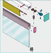 карниз алюминиевый 1 м