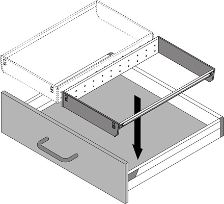 фото orga-line для tandembox ,500мм,шир.275 мм