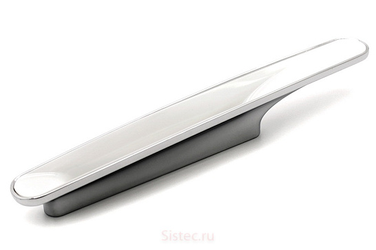 фото uu07-0096-g0004-p41 gamet ручка cameleon,белый/хром,96мм (распродажа)