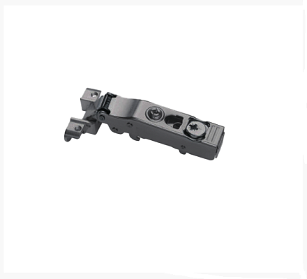 фото петля для узкой al-рамки  110° dtc pivot pro click-on накладная с доводчиком, черная (0020421)