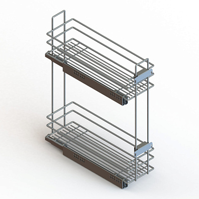 бутылочница 200 мм левая с направляющими blum + tip-on