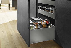 выдвижной ящик legrabox pure f,высокий,500 мм,серый орион 