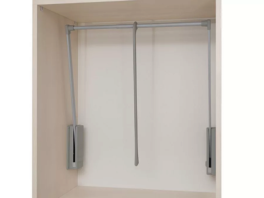 пантограф servetto для одежды, в корпус 600-1000 мм, корпус-серый, штанга-серый