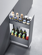 бутылочница dtc pure-pro hk kb=200мм, глубина 450мм, 40кг, серая (0021918)